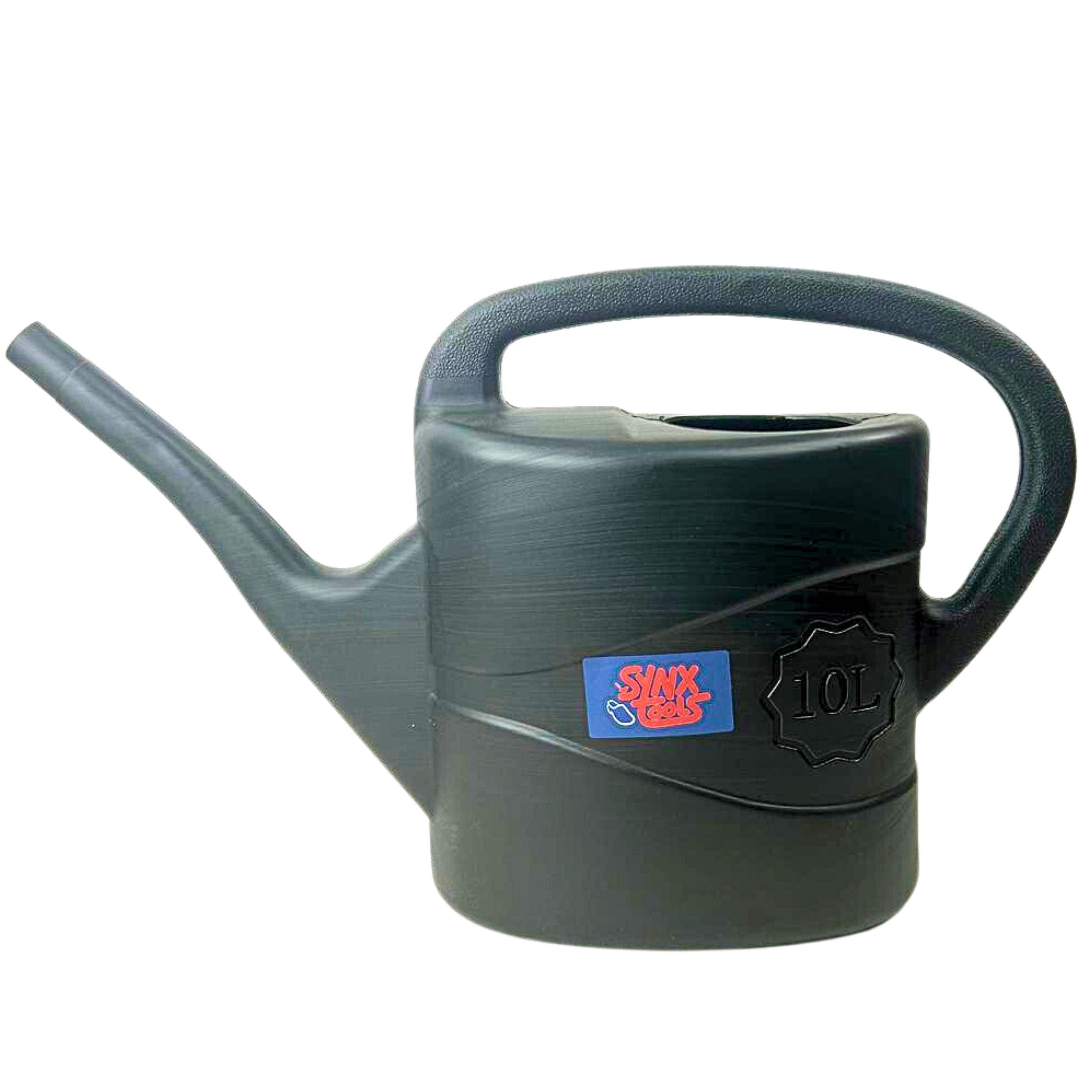 Synx Tools Gieter met broeskop 10Liter - zwart - kunststof - afneembare broeskop - planten bewatering