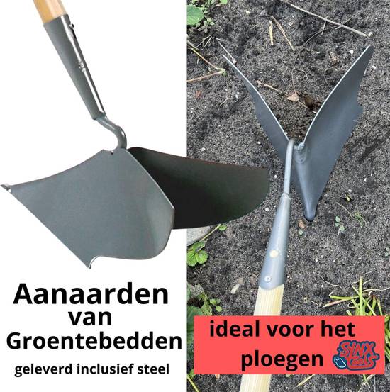 Synx Tools Aanaarder 20cm - Cultivator Zonder Steel - Bodembewerkers