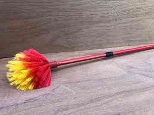 Synx Tools Ragebol telescoopsteel 110/ 210 cm - Stoffer - Plumeaus - Schoonmaken spinnenweb - Duster - Ragebol met Telescoopsteel