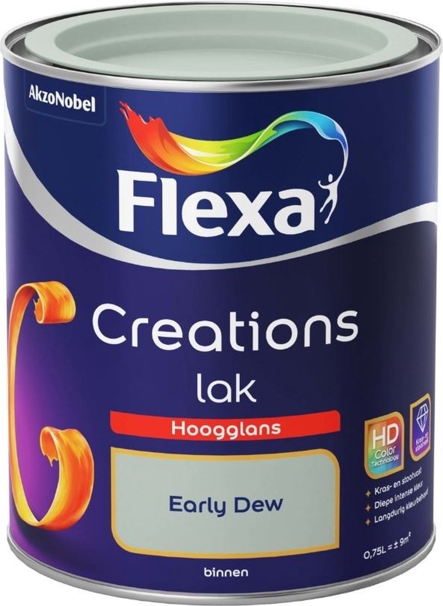 Flexa - Creations - Lak Hoogglans - Early Dew - 750 ml