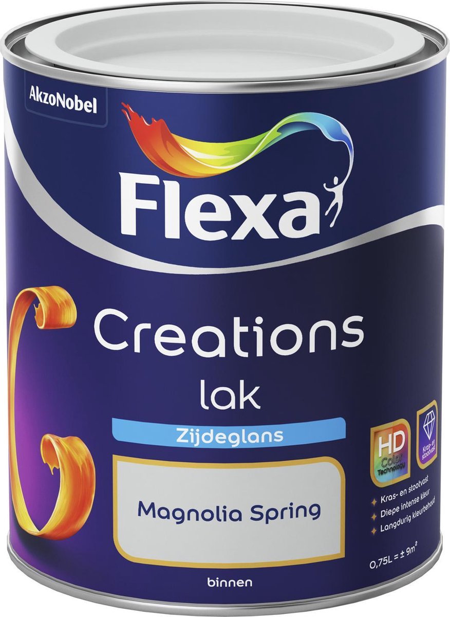 Flexa - Creations - Lak - Zijdeglans - Magnolia Spring - 750 ml