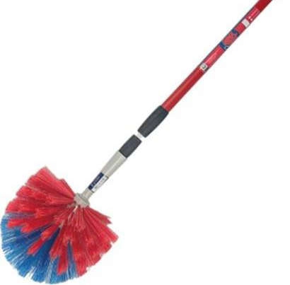 Ragebol - Spider Carrier - Red/Blue - Spiderweb Remover - with telescopic handle 115cm to 175cm