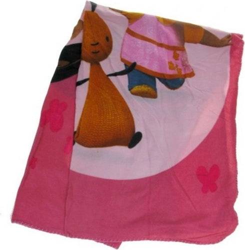 Kinderdeken Bing fleece Plaid Deken 100 x 140 cm - Bing bunny fleece plaid - disney