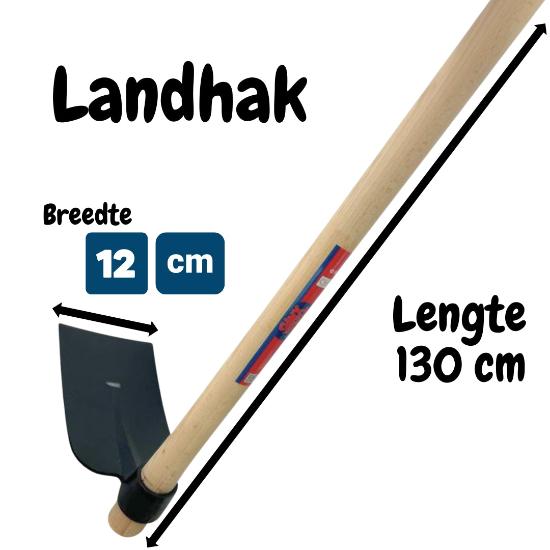 Synx Tools bineuse 12cm - outils de jardin - avec manche 130cm