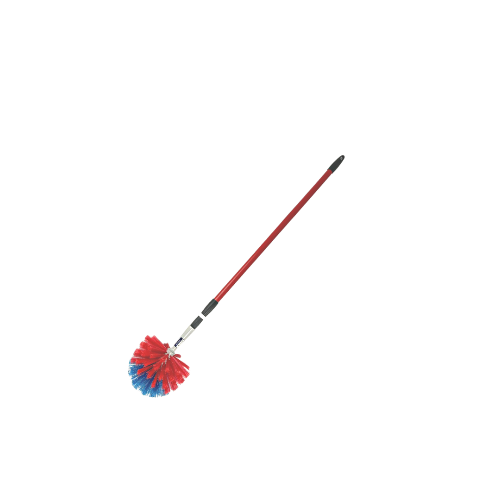 Synx Tools Ragebol / spinnenrager met telescoopsteel 155 cm - ragebol met telescoopsteel - Plumeaus - Huishouden artikelen - Schoonmaken - uitschuifbaar - Stoffer - Duster