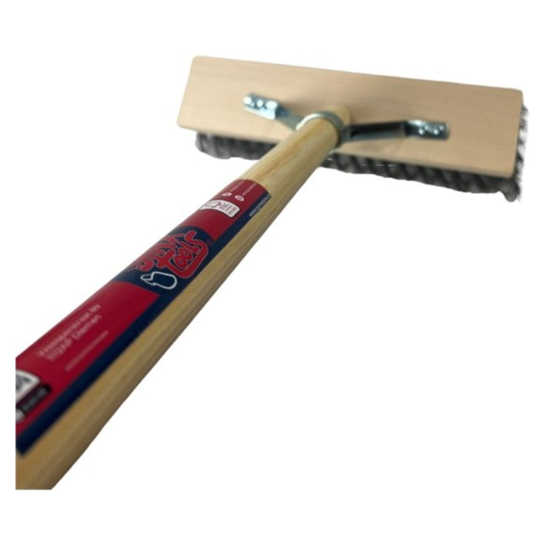 Synx Tools Rechte Schoffel 12cm Met Staal 160cm + Staaldraad Bezem Met Staal 150cm - Schoffel - Staaldraad