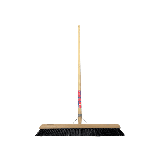 Synx Room Sweeper 60 cm Rosshaar – weiche Besen – mit Stiel 160 cm