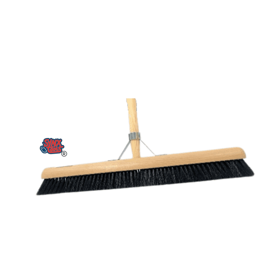 Synx Room Sweeper 60 cm Rosshaar – weiche Besen – mit Stiel 160 cm