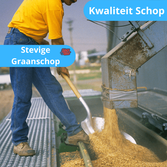 Graanschop met steel 85cm