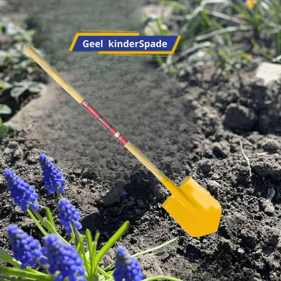 Synx Tools Kinderschopje Mini Spade geel - Buitenspeelgoed