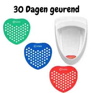 Urinoir 30 dagen geurend, blue design, unique shape, compact size.