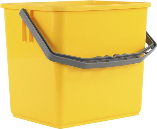 Synx Tools Emmers - voor mop - werkwagen - 6L - Geel