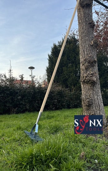 Synx Tools  Verticuteerhark verzinkt - Gazonbeluchters - Verticuteer / Harken - Tuinartikelen / Tuingereedschap - incl. Steel 160cm